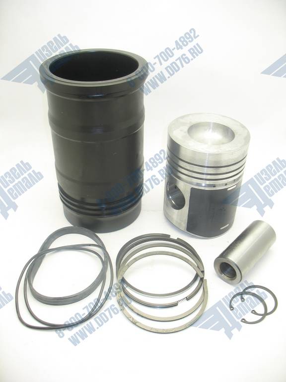 236-1004006 ГИЛЬЗА, ПОРШЕНЬ, ПАЛЕЦ И КОЛЬЦА. КОМПЛЕКТ ДЛЯ ЗАПАСНЫХ ЧАСТЕЙ